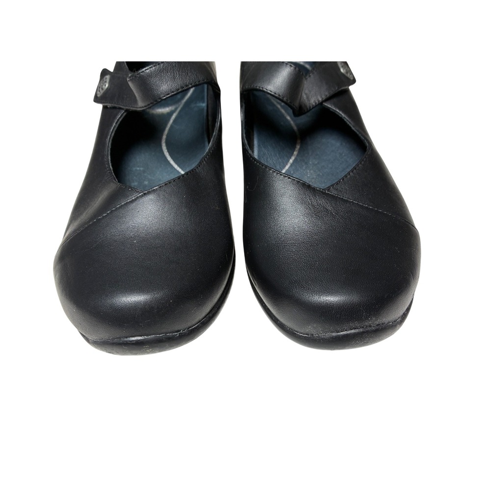 Dansko Black Leather Mary Jane Flats Comfort Walking Shoes EU 40 - Picture 3 of 9